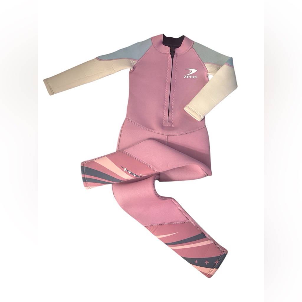 Zcco 2.5mm Neoprene Wetsuit Youth Xsmall Zcco Full Body Diving Suits Front Zip